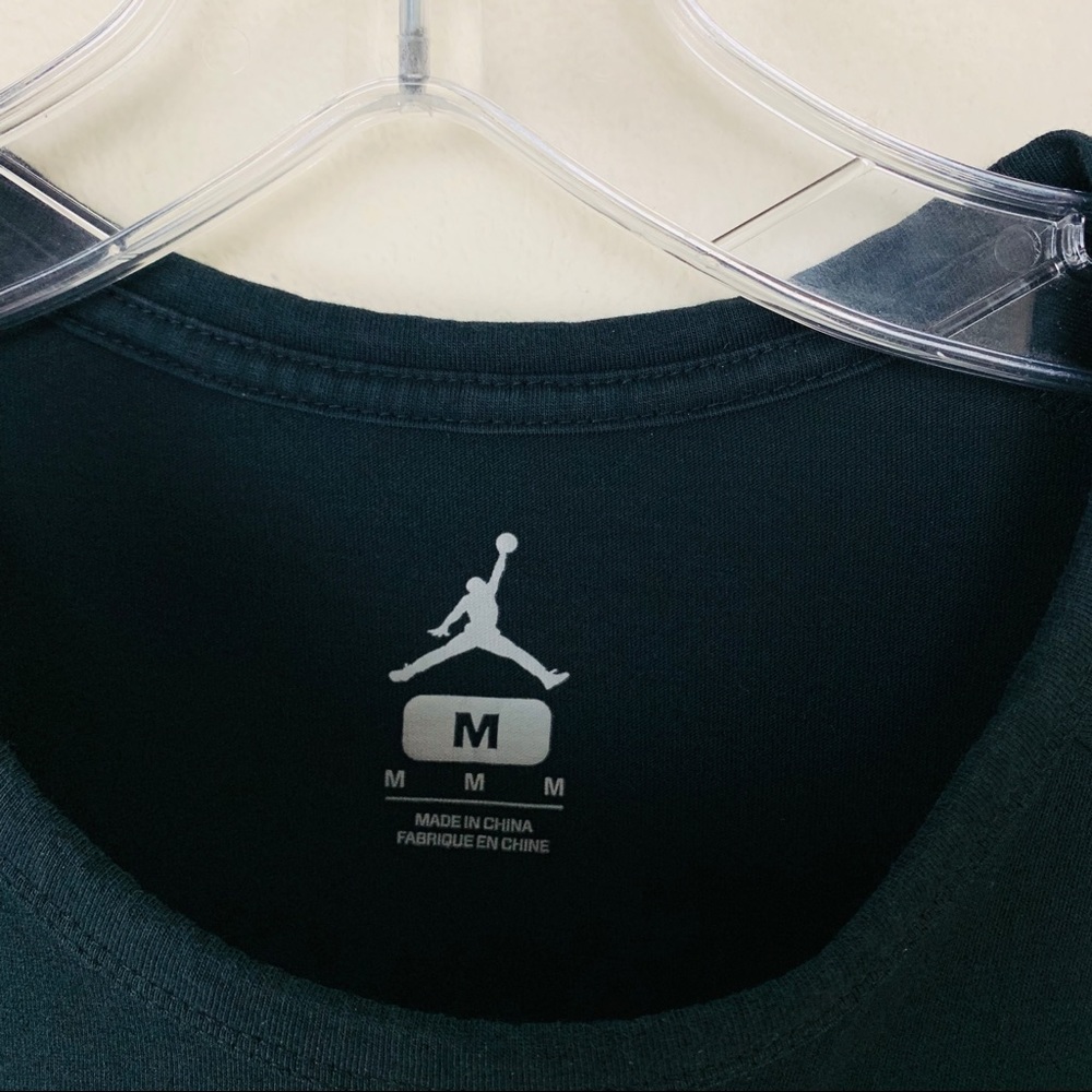 Michael Jordan Wings Logo 3/4 Sleeve Shirt Medium - Picture 2 of 9